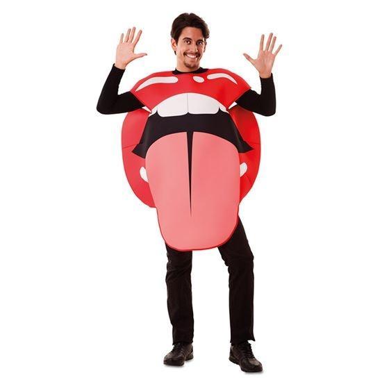 Emoticon kostuum Tong, Kleding | Dames, Carnavalskleding en Feestkleding, Nieuw, Ophalen of Verzenden