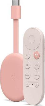 Chromecast met Google TV - 4K HDR - Sunrise Pink (Origineel), Verzenden, Zo goed als nieuw