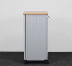 Steelcase Werndl Trolley Grijs/Beuken - 106 x 46 x 51 cm, Ophalen of Verzenden, Gebruikt