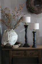 Hoge smalle baluster lampvoet Black 60 cm, Ophalen of Verzenden, Nieuw