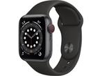 Apple Watch Series 6 Grijs (Zwart), Verzenden, Zo goed als nieuw