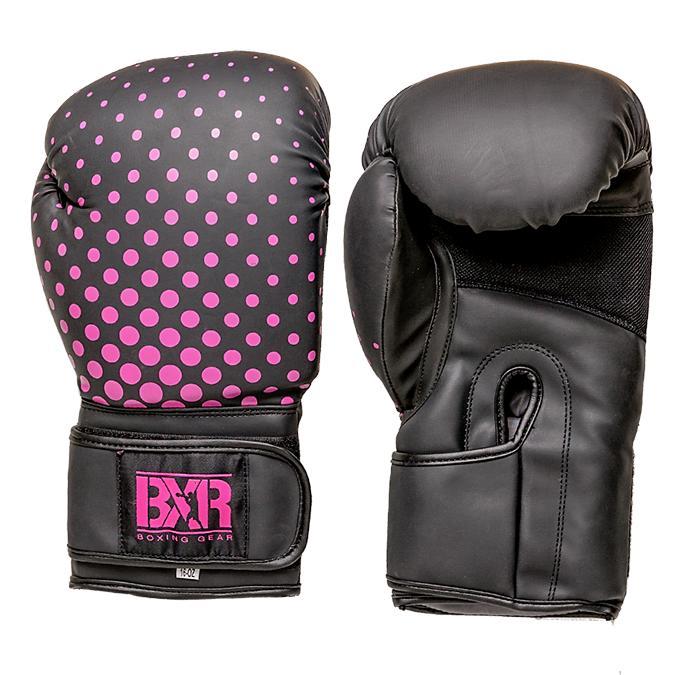 Dames BXR-bokshandschoenen | Zwart / Roze (Maat: 16OZ), Sport en Fitness, Vechtsporten en Zelfverdediging, Vechtsportbescherming