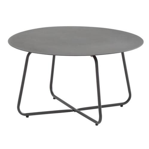 Dali lounge tuintafel 73xH40 cm rond antraciet 4-Seasons, Tuin en Terras, Tuintafels, Nieuw, Aluminium, Ophalen of Verzenden