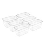GGM Gastro | (6 stuks) Polypropyleen GN bak GN 1/9 - |, Verzenden