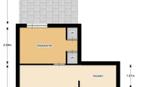 Te Huur 2 Kamer Appartement Ruimtebaan In Zoetermeer, Huizen en Kamers, Direct bij eigenaar, Zoetermeer, Appartement, Zuid-Holland