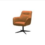 Draaifauteuil Rex - fauteuils - Cognac, Nieuw, Stof, Bruin