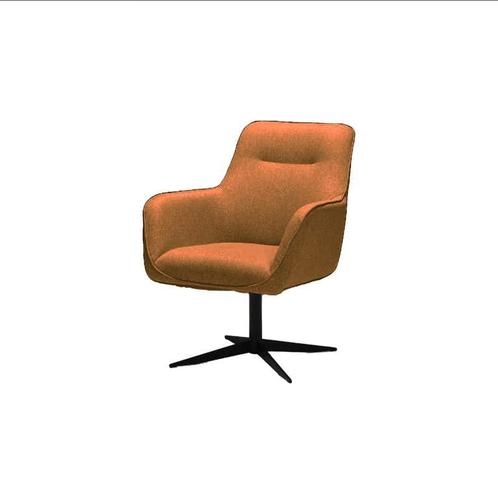 Draaifauteuil Rex - fauteuils - Cognac, Huis en Inrichting, Stoelen, Bruin, Nieuw, Stof