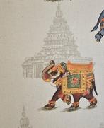 300x280cm! Indiaas Bohemisch textiel met majestueuze