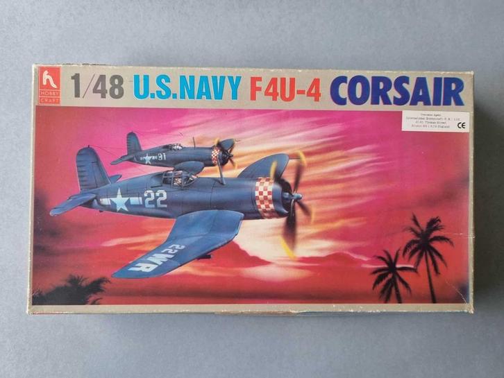 Hobbycraft HC1511 F4U-4 Corsair 1:48, Hobby en Vrije tijd, Modelbouw | Vliegtuigen en Helikopters, Verzenden