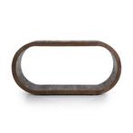 *WOONWINKEL* By-Boo Elora Ovale Sidetable Gebogen Hout, Huis en Inrichting, Tafels | Sidetables, Verzenden, Nieuw