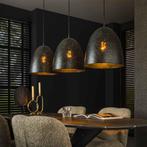 *WOONWINKEL* Eettafel Hanglamp 3 Lichts Charcoal, Huis en Inrichting, Lampen | Hanglampen, Verzenden, Nieuw