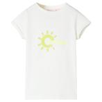 vidaXL Kindershirt 92 ecru, Verzenden, Nieuw