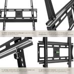 tectake® Universele TV-Muurbeugel - TV Beugel met Waterpas -, Verzenden, Zo goed als nieuw