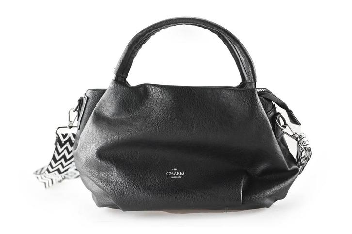 Charm London Tas Zwart | 10% korting, Sieraden, Tassen en Uiterlijk, Tassen | Damestassen, Zwart, Zo goed als nieuw, Verzenden