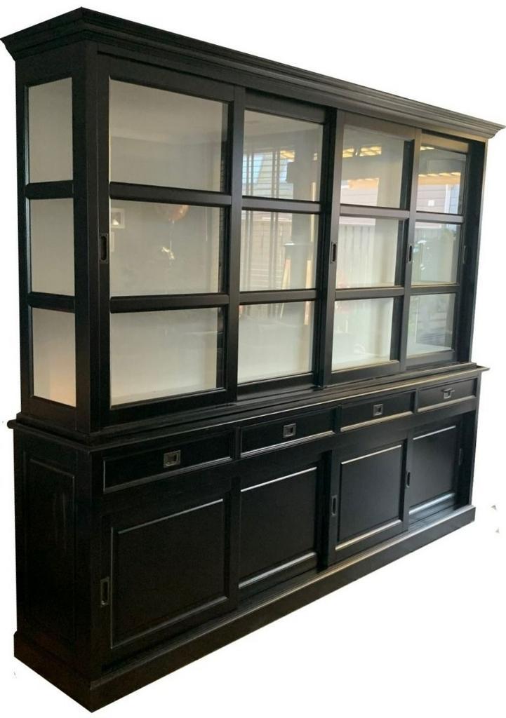 Buffetkast zwart Woensdrecht 260cm, Huis en Inrichting, Kasten | Buffetkasten, Ophalen of Verzenden