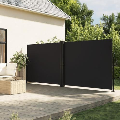 vidaXL Windscherm uittrekbaar 180x600 cm zwart, Tuin en Terras, Zonneschermen, Nieuw, Verzenden