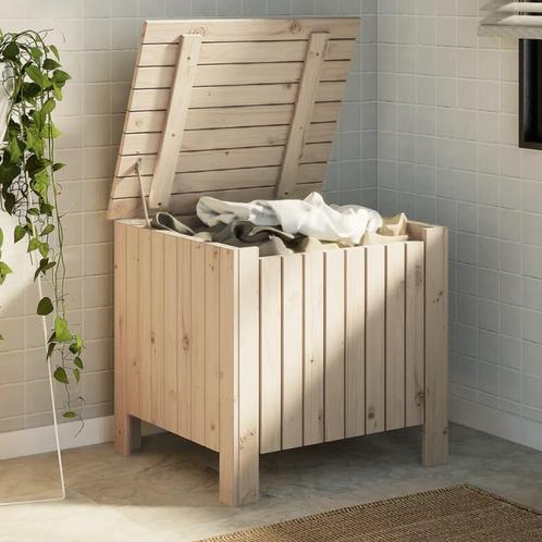 vidaXL Opbergbox met deksel RANA 60x49x54 cm massief, Huis en Inrichting, Woonaccessoires | Kisten, Nieuw, Verzenden