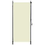 Creme Rolgordijn voor buiten 100x270 - | Tweedekansje, Nieuw, Ophalen of Verzenden, Minder dan 250 cm, 150 tot 300 cm