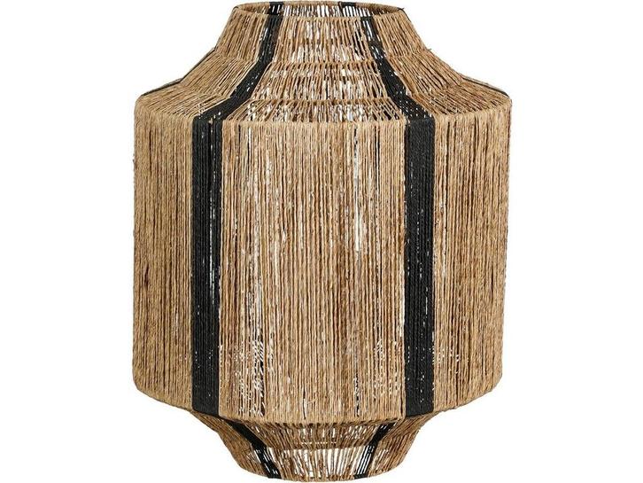 Mica Decorations Liliano Lantaarn - H51 x Ø40 cm - Jute met, Huis en Inrichting, Woonaccessoires | Kandelaars en Kaarsen, Nieuw