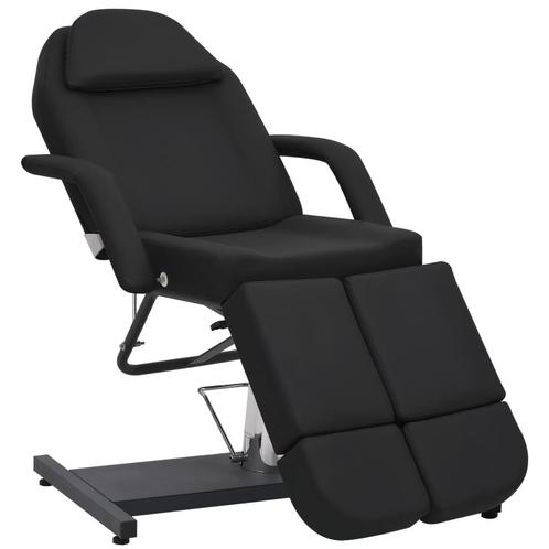vidaXL Behandelstoel 180x62x78 cm kunstleer zwart, Sport en Fitness, Massageproducten, Nieuw, Verzenden
