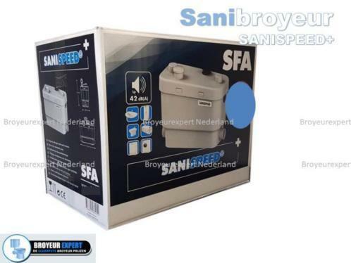 Sanibroyeur Sanispeed+ nieuwste model 699,00  De Sanibroyeur, Doe-het-zelf en Verbouw, Sanitair, Overige typen, Nieuw, Ophalen of Verzenden