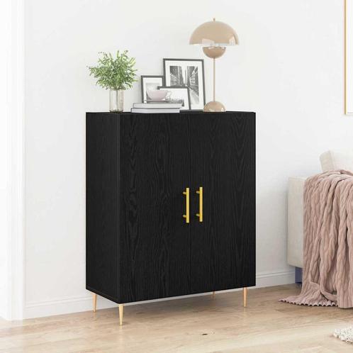 vidaXL Bureau Zwart eiken 69.5 x 34 x 90 cm Bewerkt hout, Huis en Inrichting, Kasten | Buffetkasten, Nieuw, Minder dan 50 cm, Overige houtsoorten