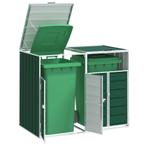 Containerberging voor 2 containers 144x81x113 cm staal groen, Huis en Inrichting, Overige Huis en Inrichting, Verzenden, Nieuw