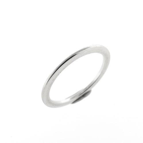 Witgouden aanschuifring (gouden ring, gouden aanschuif ring), Sieraden, Tassen en Uiterlijk, Ringen, Dame, Overige kleuren, Kleiner dan 17