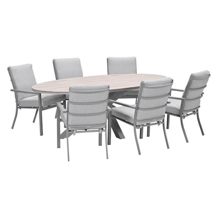 Garden Impressions Senja tuinset 7-delig valley sand - Tulli, Tuin en Terras, Tuinsets en Loungesets, Verzenden