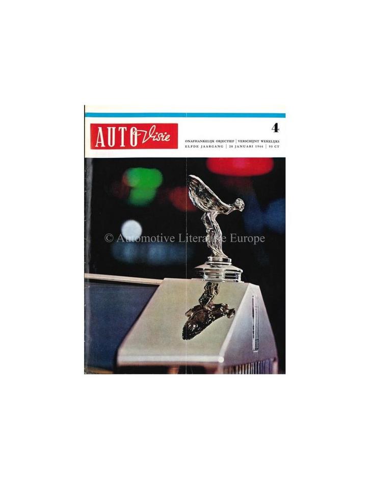1966 AUTOVISIE MAGAZINE 04 NEDERLANDS, Boeken, Auto's | Folders en Tijdschriften