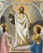Icoon - Christus Pantokrator - Hout, Goud - Opstanding van
