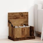 vidaXL Opbergbox 30x50x28 cm bewerkt hout oud houtkleurig, Huis en Inrichting, Woonaccessoires | Kisten, Verzenden, Nieuw