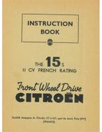 1953 CITROËN TRACTION AVANT INSTRUCTIEBOEKJE ENGELS, Auto diversen, Handleidingen en Instructieboekjes