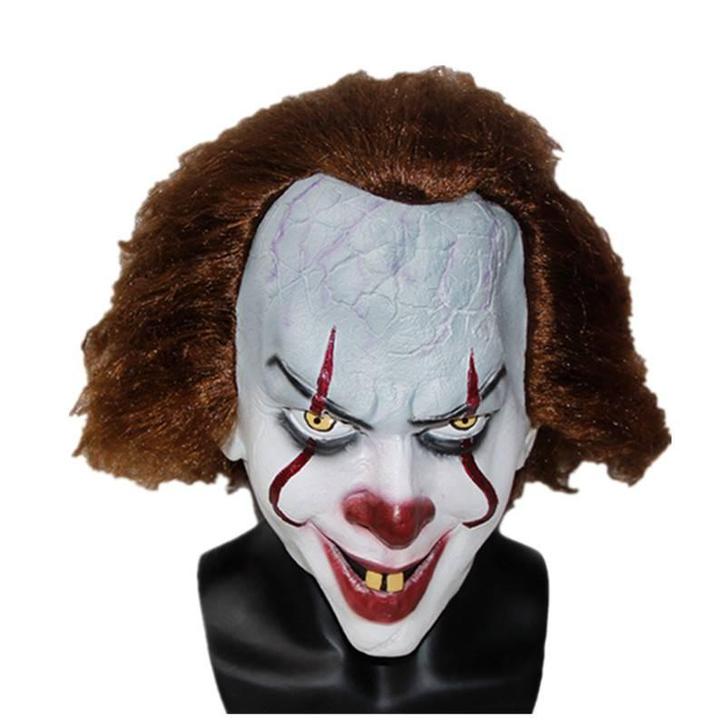 Pennywise masker Deluxe IT (2017), Hobby en Vrije tijd, Feestartikelen, Nieuw, Verzenden