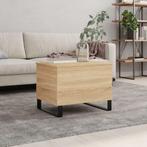 vidaXL Salontafel 60x44,5x45 cm bewerkt hout sonoma, Minder dan 50 cm, 50 tot 100 cm, Verzenden, Nieuw
