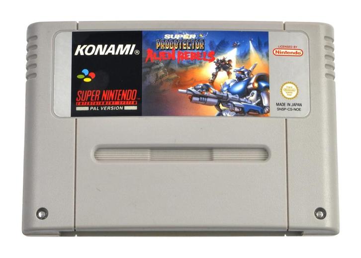 Super Probotector Alien Rebels (German) [Super Nintendo], Spelcomputers en Games, Games | Nintendo Super NES, Zo goed als nieuw