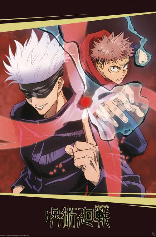 ABYstyle Jujutsu Kaisen Maxi Poster-Itadori & Gojo, Verzamelen, Posters, Nieuw, Ophalen of Verzenden
