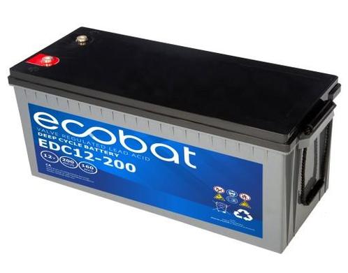 Ecobat AGM Deep Cycle accu | EDC12-200 | 12V 200Ah, Auto-onderdelen, Accu's en Toebehoren, Ophalen of Verzenden