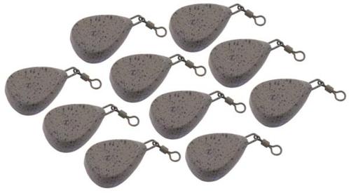 NGT Gecoat Camo Lood Flat Pear 70g (10 stuks), Watersport en Boten, Hengelsport | Algemeen, Dobber of Lood, Nieuw, Verzenden