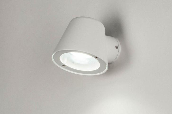 Rietveld Wandlampen - Wit - Metaal, Aluminium, Huis en Inrichting, Lampen | Wandlampen, Verzenden