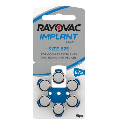 Rayovac Cochlear Implant Pro Plus + 675 BLAUW hoorbatterijen, Diversen, Verpleegmiddelen, Nieuw, Ophalen of Verzenden