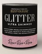 Rust oleum glitterverf ultra glitter shimmer 750 ml, roze,, Doe-het-zelf en Verbouw, Verf, Beits en Lak, Verzenden, Nieuw