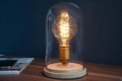 industrieele tafellamp EDISON 22cm gloeilamp tafellamp -, Huis en Inrichting, Lampen | Tafellampen, Ophalen of Verzenden