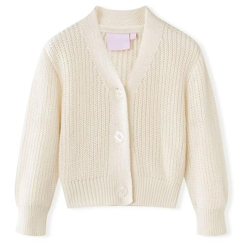 vidaXL Kindervest gebreid 128 sneeuwwit, Kinderen en Baby's, Kinderkleding | Overige, Nieuw, Verzenden