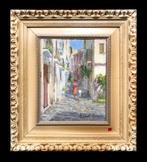 Francesc Carbonell i Massabé (1928) - Carrer de Cadaqués, Antiek en Kunst, Kunst | Schilderijen | Klassiek