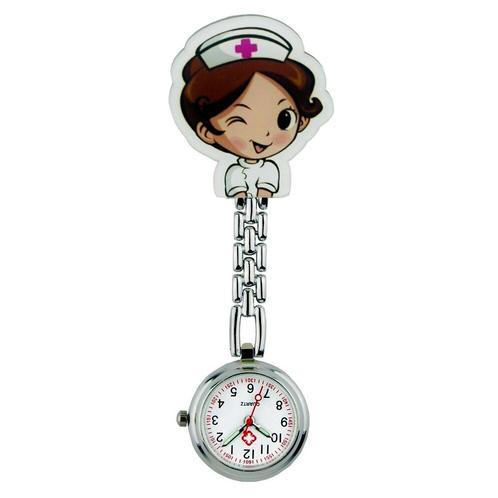 Fako® - Verpleegstershorloge - Acryl - Zuster Knipoog, Sieraden, Tassen en Uiterlijk, Horloges | Dames, Verzenden