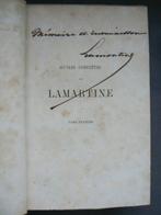 Signé ; Alphonse de Lamartine / Envoi autographe signé -