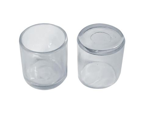 Flexibele stoelpootdop (omdop, rond, 20 mm, transparant) [O, Huis en Inrichting, Woonaccessoires | Overige, Nieuw, Ophalen of Verzenden