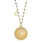 Proud MaMa Zwangerschapsketting Ballchain Babybel Gold/Brown, Nieuw