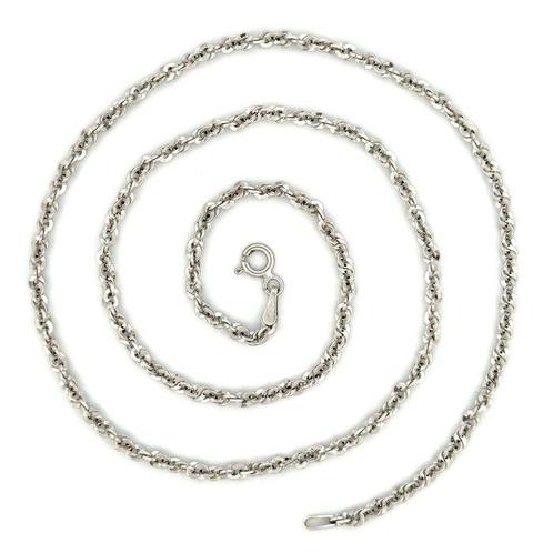 Handmade - Halsketting - 2.8 g - 18 karaat Witgoud - Iris -, Sieraden, Tassen en Uiterlijk, Kettingen
